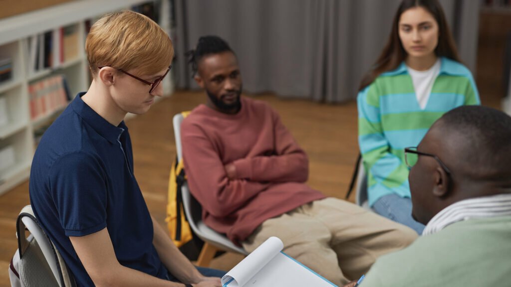 Group therapy for teens